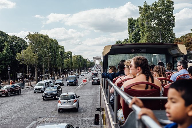 Paris Big Bus Hop-On Hop-Off Tour with Big Bus Paris that stands out among other bus tours due to the variety of tickets available, a live guide, and coverage of significant attractions in the city.