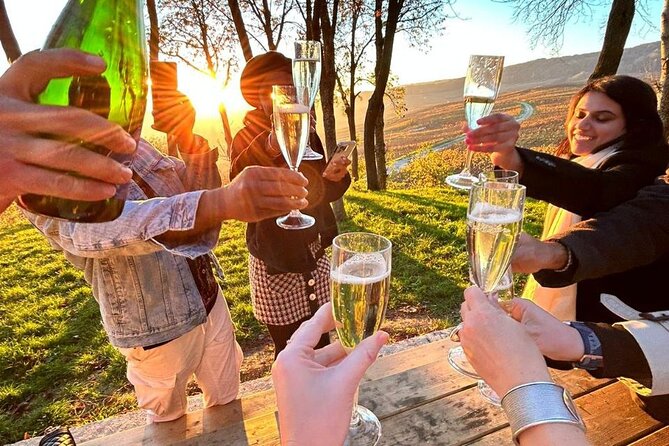 Champagne & Reims Tasting Day Trip from Paris photo of tourists.