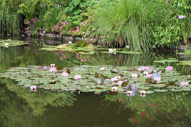 Paris to Giverny Round-Trip Transfer with Skip-the-Line Ticket. The serene Water Garden is home to Monet's iconic pond, the famed subject of many of his water lilies paintings.