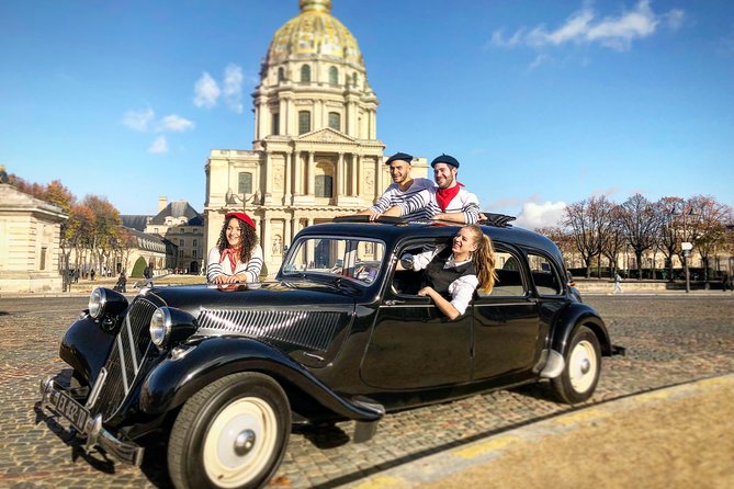 Paris Half Day Tour in Vintage French Car with Open Roof Review