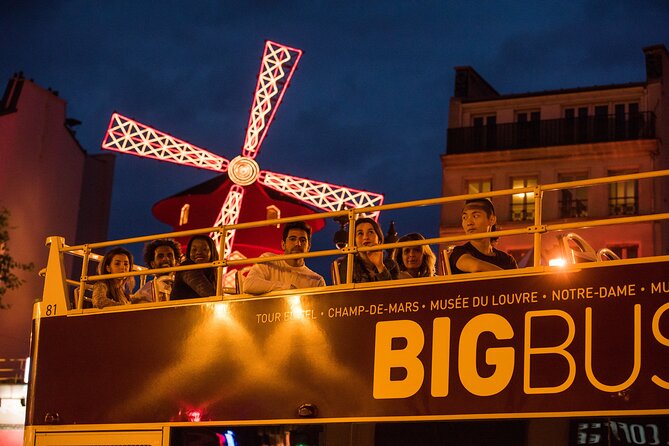 Paris Sightseeing Big Bus Night features Tour Review