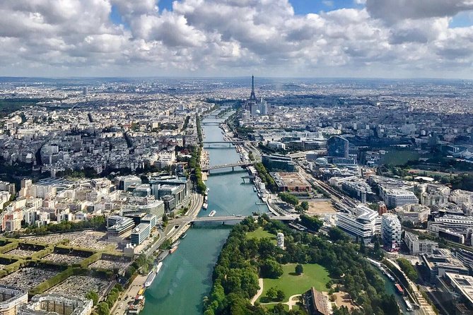 Paris to Versailles Round-Trip Helicopter Tour with an amazing aerial view of the city.