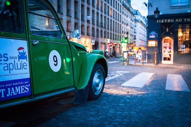 Private Tour: 2CV Paris City Highlights Tour 45m features the classic car for the tour.