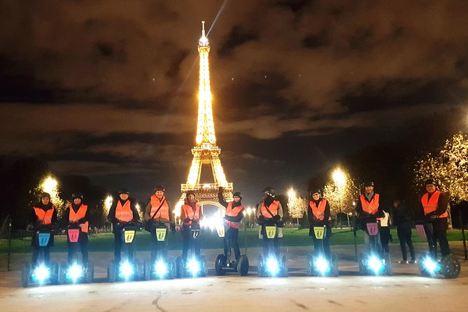 Segway by night ! Illuminated Paris Review with Group Tour.