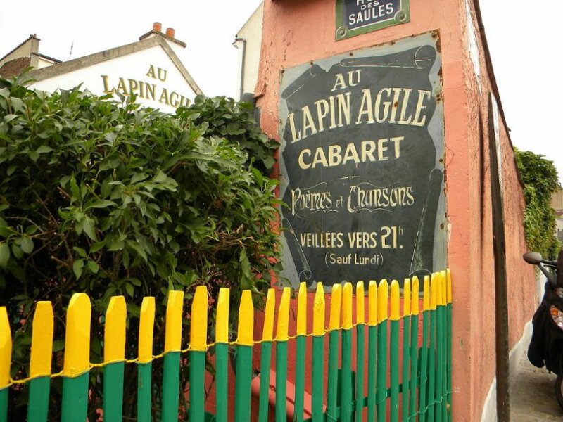 Traditional cabaret Au Lapin Agile.