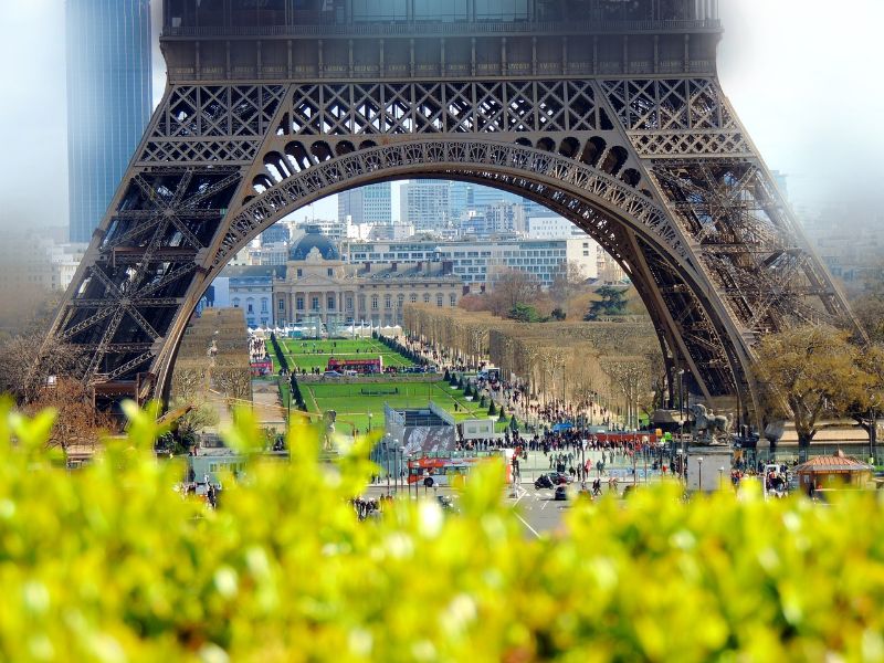 Champ de Mars View from the Eiffel Tower