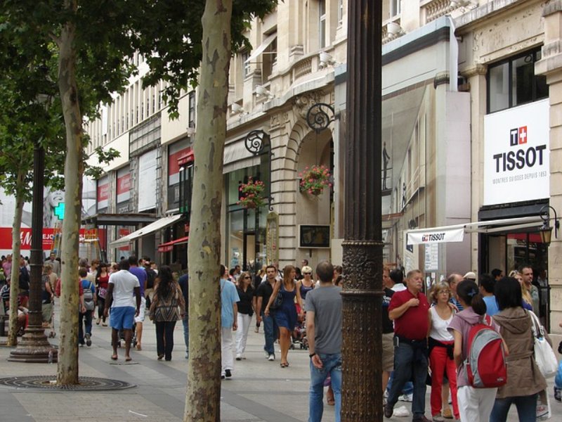 The Avenue of Champs-Élysées