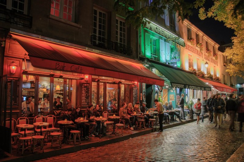 Montmarte at Night