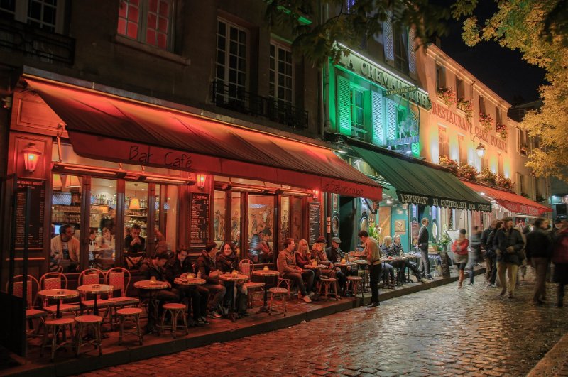 Montmartre at Night