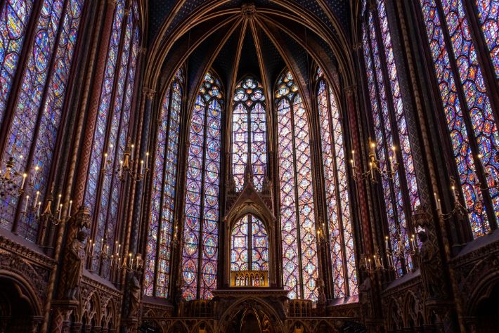 Sainte-Chapelle stained glass windows
