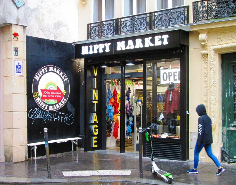 Paris vintage shops: Hippy Market, Rue Saint Andre des Arts