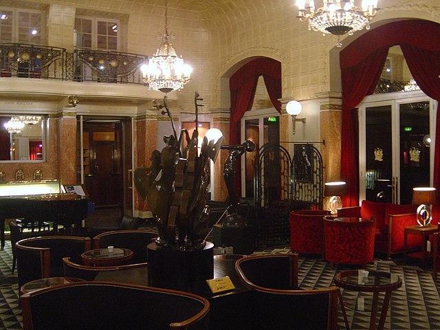 Inside Hotel Lutetia