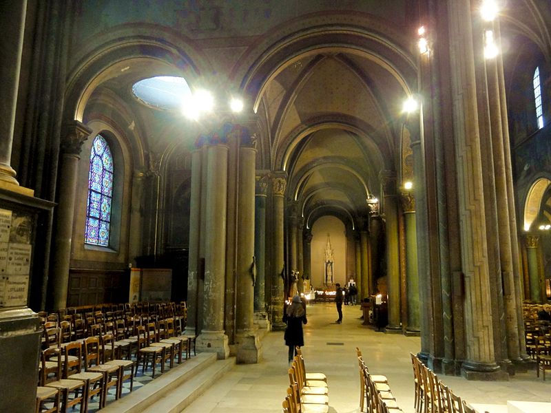 Inside Saint Germain des Pres Church