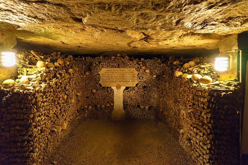 Paris catacombs