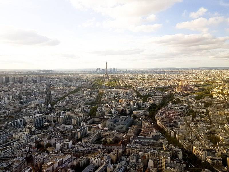 View of Paris from the Montparnasse tower