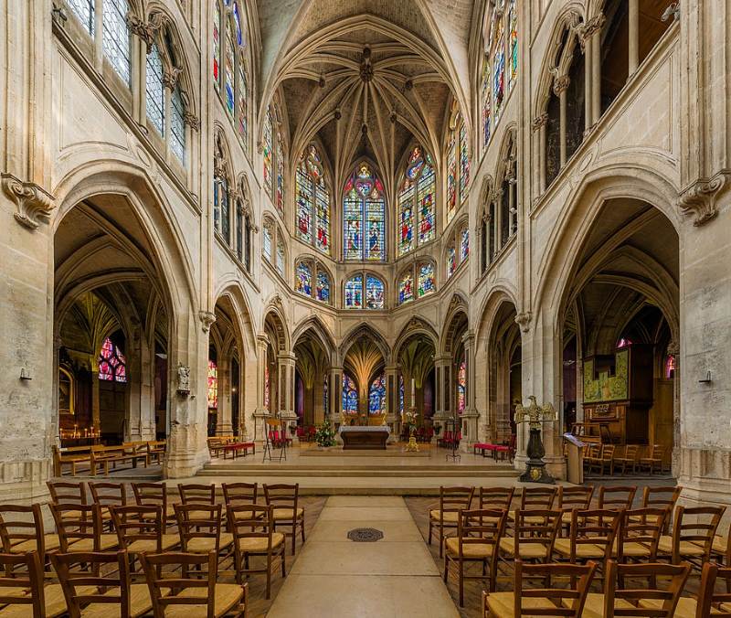 Saint-Séverin Church nave