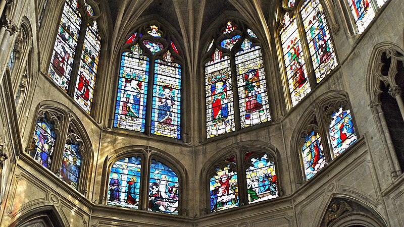 Saint Severin stained glass windows