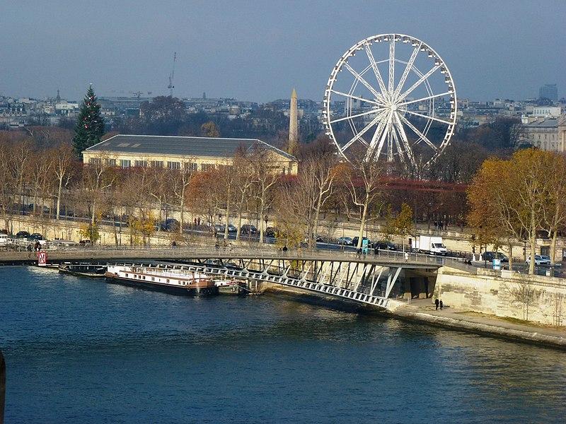 View of l'Orangerie Museum from Orsay Museum