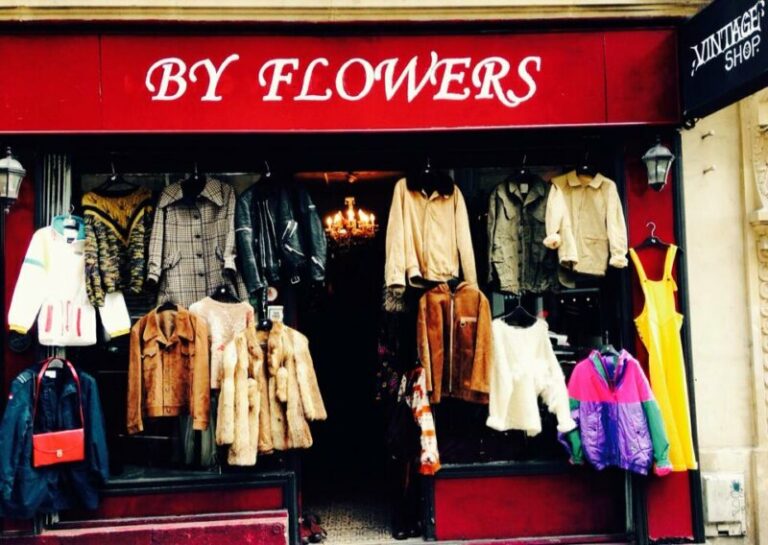 Front view of by flowers