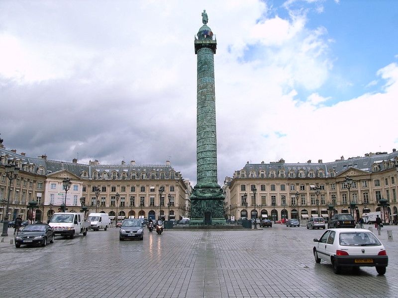 Place Vendome in Paris