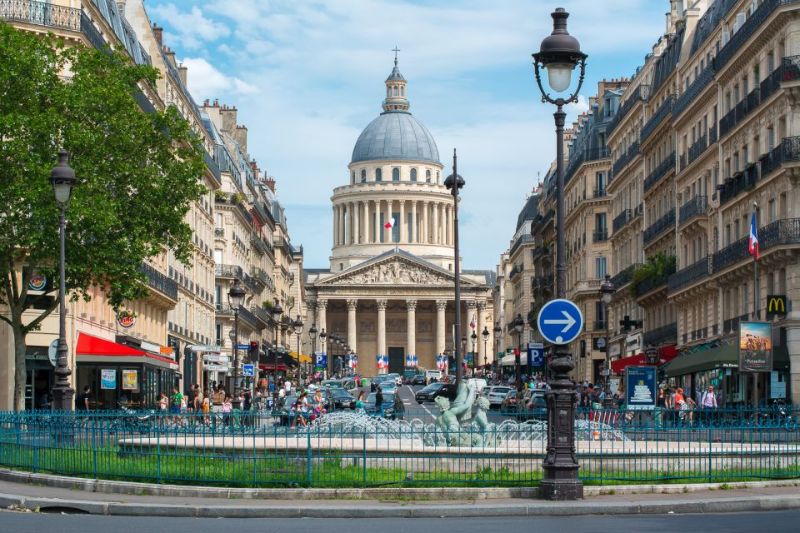 A Street View Look At The Panthéon in Paris France