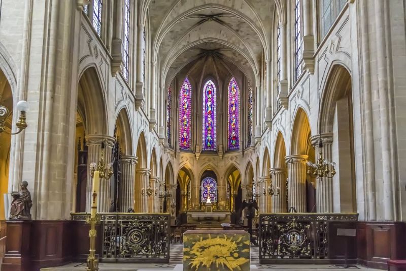 A cathedral in Paris