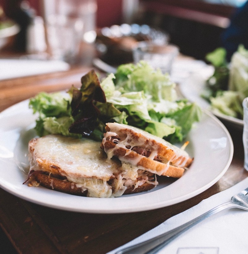 Croque monsieur from La Fontaine de Belleville