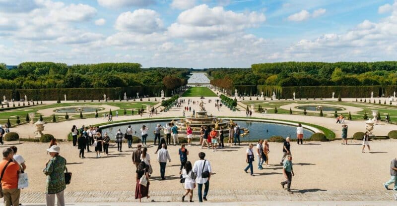 Palace of Versailles front view