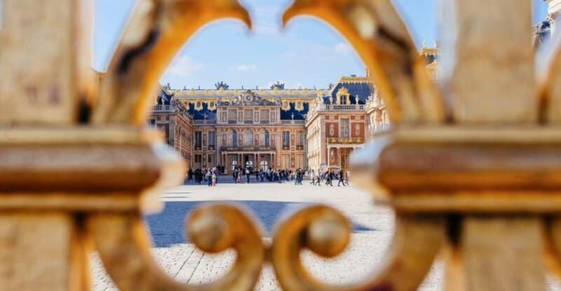 Versailles Palace Gate View