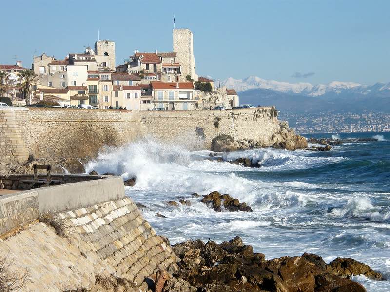Coastal town of Antibes France