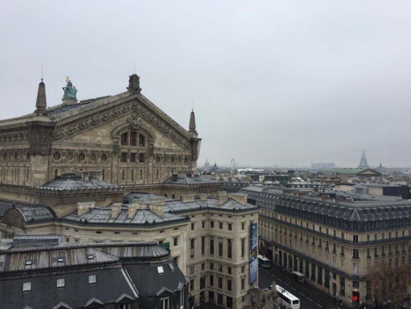 Galeries Lafayette Rooftop view