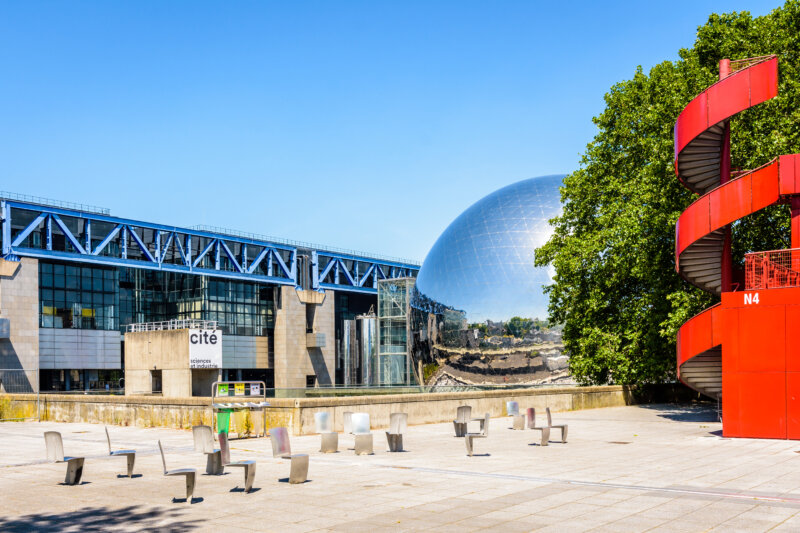 Cite des Sciences et de l'Industrie building in Parc de la Villette