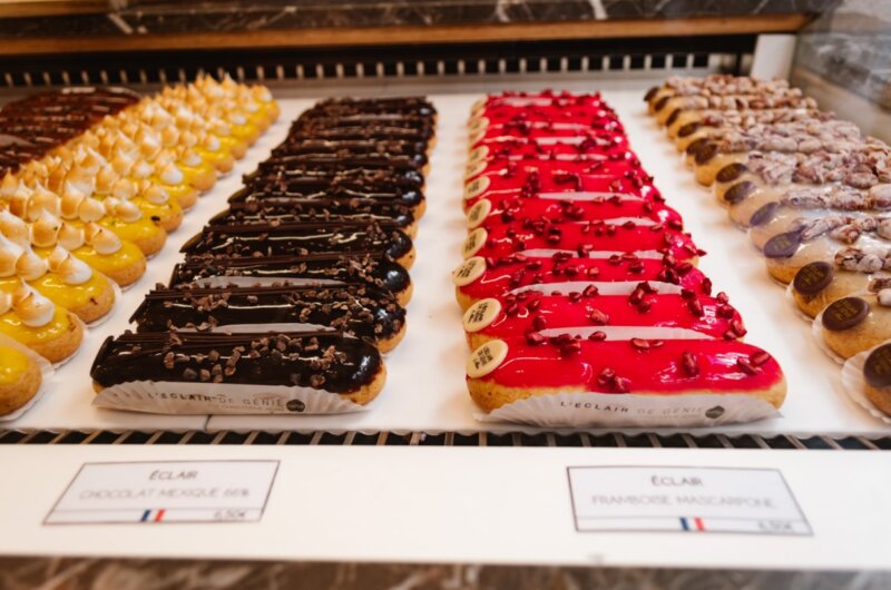 Sweet dessert in Paris