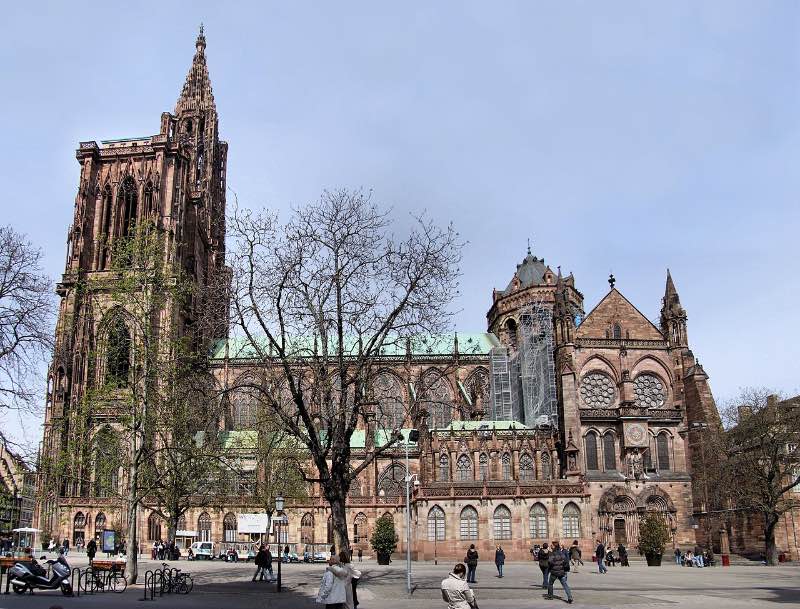 South side of Notre-Dame de Strasbourg