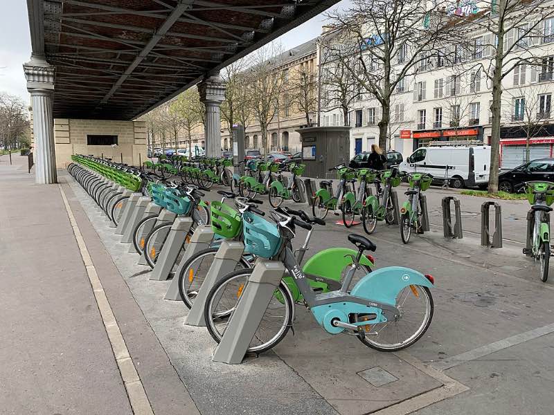 Vélib Bikes in Paris