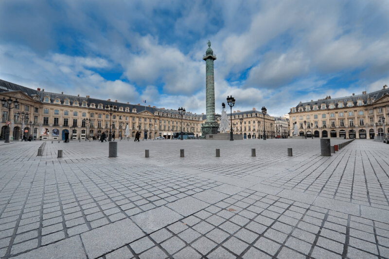 Vendome plaza monument and buildings