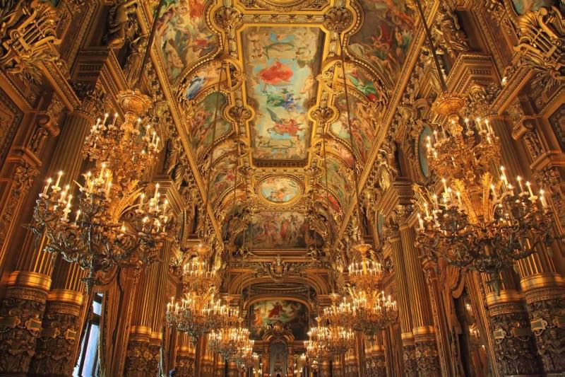 interior of the Palais Garnier