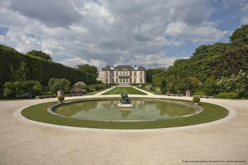 panoramic exterior look of the Rodin Museum