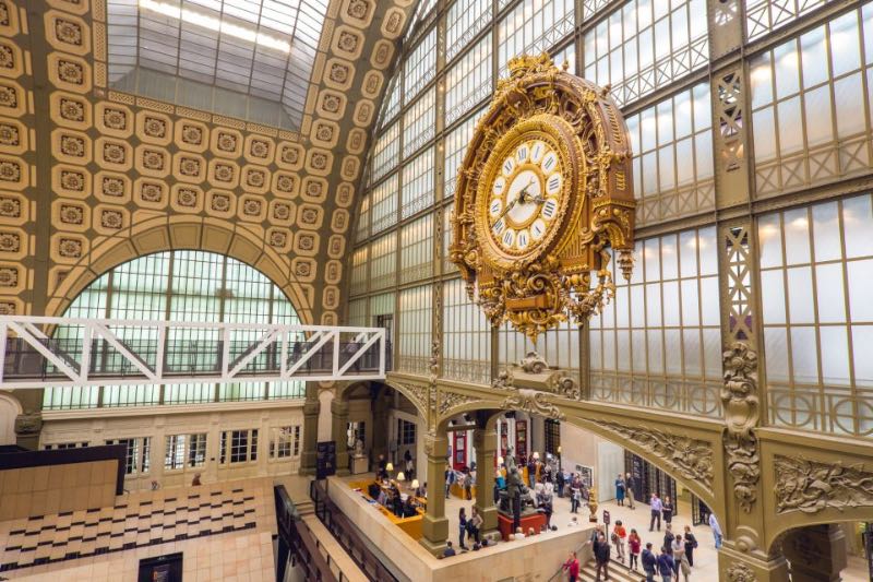 Interior look of the Orsay Museum