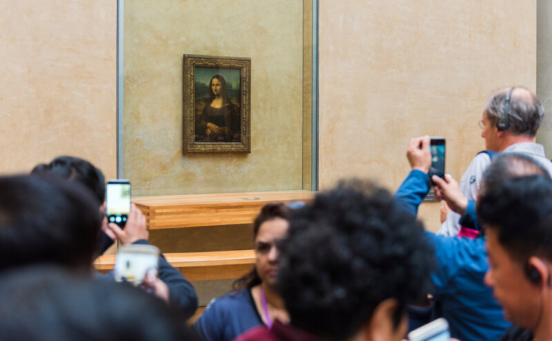 Mona Lisa at the Louvre Museum