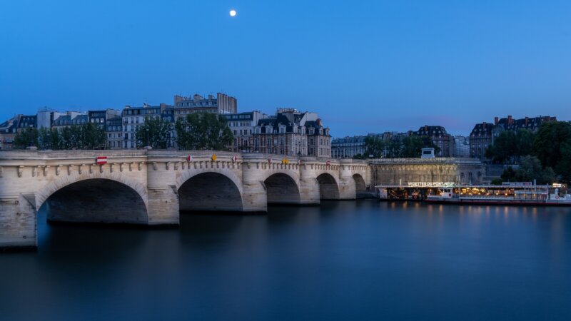 Pont Neuf at night in Paris