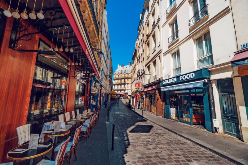 Old cafes in Paris Latin Quarter