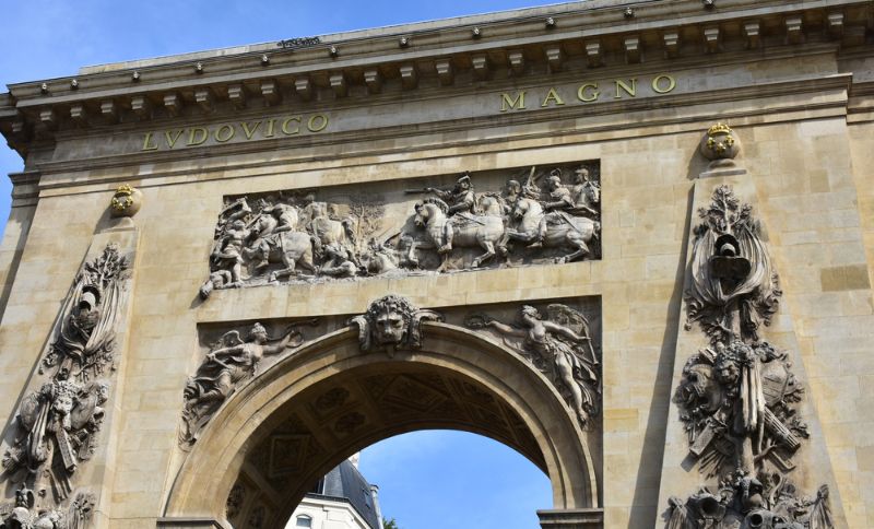 Porte Saint-Denis inscriptions