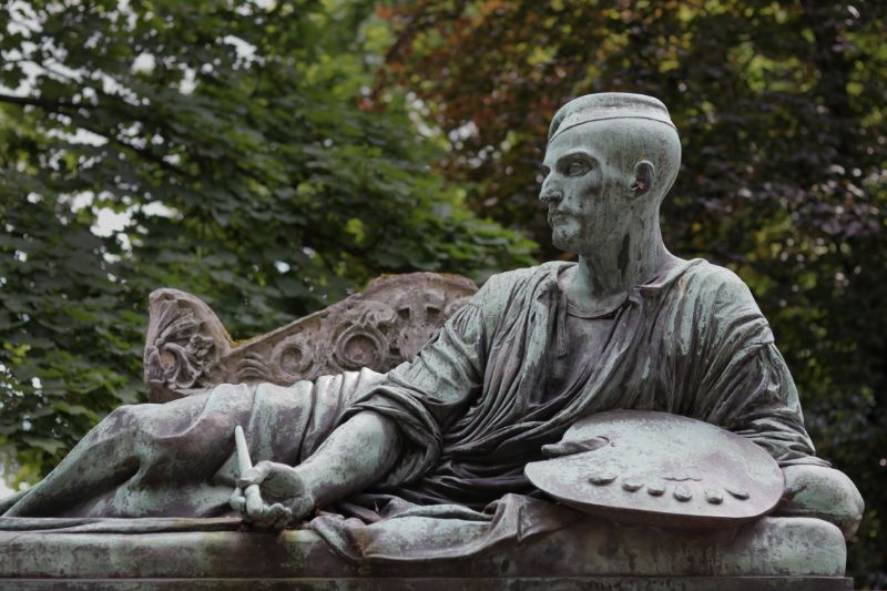 Monument at Jean-Louis Andre Theodore Gericaults tomb