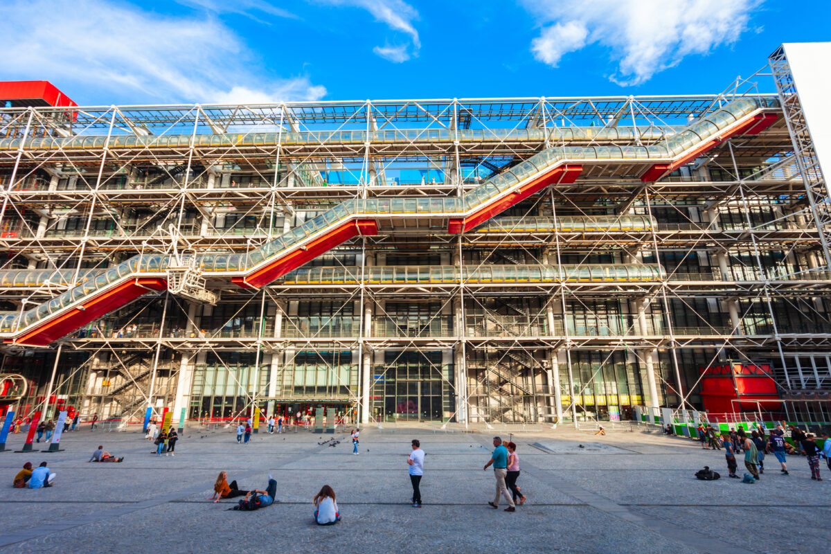 Centre Pompidou exterior in Paris