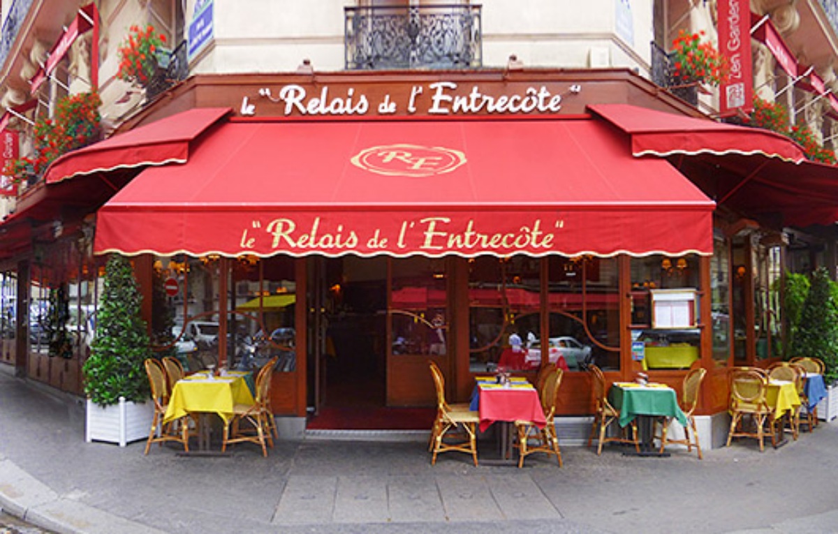 Front of Le relais de l'entrecote