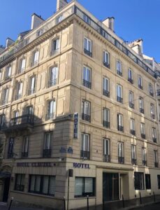 Hôtel Clauzel Paris features a classic facade