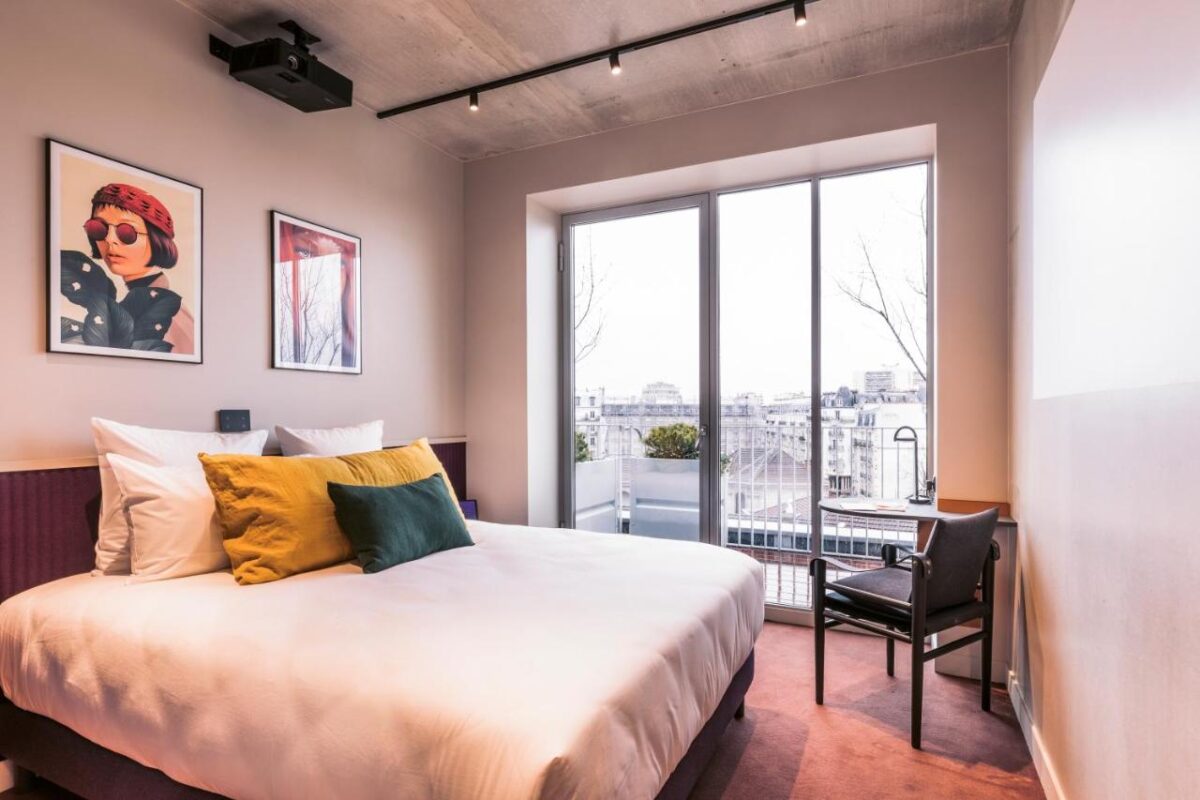 Rooms at Hotel Paradiso embrace you in an insouciant blend of chic modernity and vintage flair