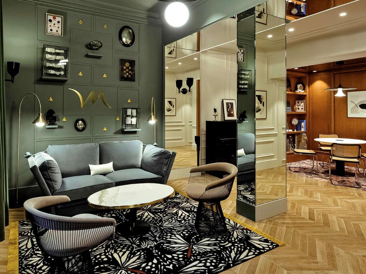 Mercure Paris Gare De Lyon Opera Bastille interiors bedecked in a melange of quintessential Parisian panache and modern sensibilities