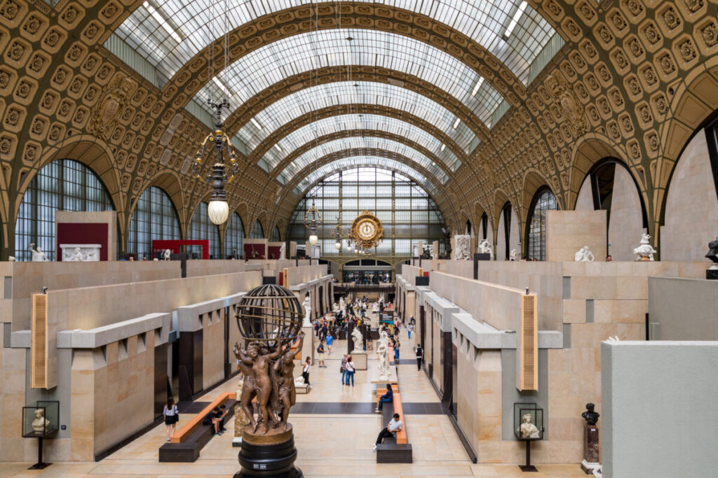 A view inside of Orsay Museum